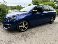 Begagnad Peugeot 308 GT-line 2018 Blå Kombi