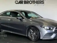 Begagnad Mercedes CLA220 AMG line 190 HK (139 kW) 2019 Grå Sedan