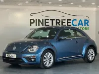 Used VW Beetle Design 105 HP (77 kW) 2017 Blue Hatchback