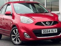 Begagnad Nissan Micra S 98 HK (72 kW) 2014 Röd Halvkombi
