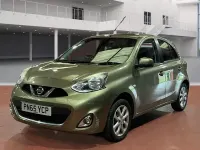 Begagnad Nissan Micra Acenta 80 HK (58 kW) 2015 Grön Halvkombi