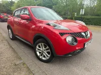 Usado Nissan Juke Acenta 110 HP (80 kW) 2017 Vermelho SUV