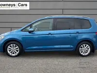 Used VW Touran SE 110 HP (80 kW) 2017 Blue MPV