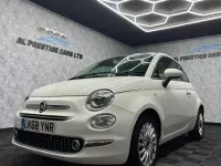Used Fiat 500 Lounge 69 HP (50 kW) 2018 White Hatchback