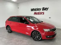 Used Skoda Rapid Sport 110 HP (80 kW) 2017 Red Hatchback
