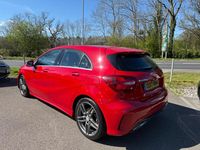 Used Mercedes A220 AMG Line Premium Plus 2017 Red Hatchback