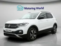Used VW T-Cross Black Edition 110 HP (80 kW) 2022 White SUV