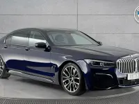 Used BMW 740L M Sport 335 HP (246 kW) 2021 Blue Sedan