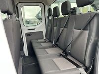 used Ford Transit TDCI 130ps 350 7 Seat Double Cab Tipper with Air Con, Tow Bar & Twin Rear W