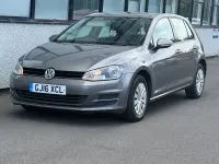 Used VW Golf VII S 110 HP (80 kW) 2016 Grey Hatchback