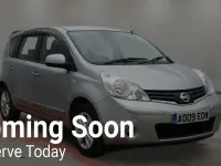 Used Nissan Note Acenta 88 HP (64 kW) 2009 Silver Hatchback