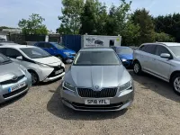 Used Skoda Superb SE L Executive 190 HP (139 kW) 2018 Grey Hatchback