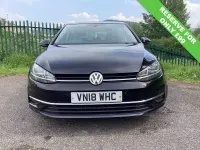Used VW Golf VII SE 125 HP (91 kW) 2018 Black Hatchback