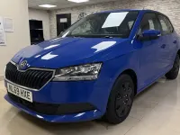 Used Skoda Fabia 75 HP (55 kW) 2019 Blue Hatchback