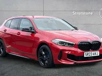 Used BMW M135 Shadowline 302 HP (222 kW) 2023 Red Hatchback