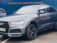 Used Audi Q3 Black Edition 150 HP (110 kW) 2017 Grey SUV