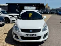 Begagnad Suzuki Swift SZ3 94 HK (69 kW) 2015 Vit Halvkombi
