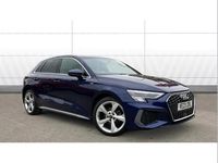 Used Audi A3 S-Line 110 HP (80 kW) 2023 Blue Sedan