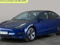 Used Tesla Model 3 Long Range AWD 366 kW (498 HP) 2022 Blue Sedan