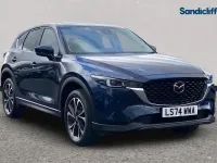 Begagnad Mazda CX-5 Exclusive-Line 165 HK (121 kW) 2023 Blå SUV