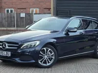 Used Mercedes C250 Premium 2015 Blue Estate
