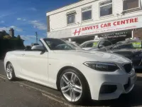 Used BMW 218 M Sport 134 HP (98 kW) 2015 White Cabriolet