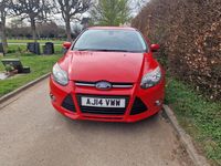 Used Ford Focus Zetec 2014 Red Hatchback