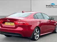 Used Jaguar XE R-Sport 180 HP (132 kW) 2017 Firenze red metallic Sedan