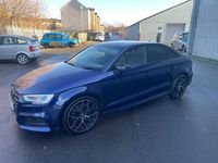 Used Audi A3 Black Edition 310 HP (228 kW) 2018 Blue Sedan