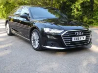 Used Audi A8 S-Line 340 HP (250 kW) 2019 Black Sedan