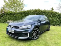 Used VW Golf VII GTE 204 HP (150 kW) 2017 Blue Hatchback