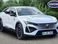 New Peugeot e-408 GT 158 kW (215 HP) 2025 White SUV