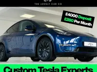 Used Tesla Model Y Long Range AWD 378 kW (514 HP) 2022 Blue SUV