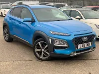 Used Hyundai Kona Premium 120 HP (88 kW) 2019 Blue SUV