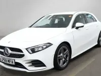 Used Mercedes A250 AMG line 224 HP (164 kW) 2018 White Hatchback