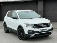 Used VW T-Cross Black Edition 115 HP (84 kW) 2024 White SUV