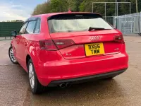 Usado Audi A3 Sport 2017 Rojo Utilitario