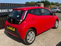 Used Toyota Aygo X-play 69 HP (50 kW) 2017 Red Hatchback