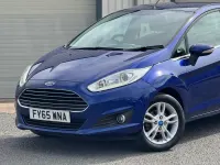 Used Ford Fiesta Zetec 2015 Blue Hatchback