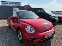 Used VW Beetle Design 150 HP (110 kW) 2017 Red Hatchback