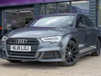 Used Audi A3 Black Edition 150 HP (110 kW) 2018 Grey Sedan