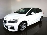 used BMW 220 Active Tourer 2 Series 2.0 D M SPORT 5d AUTO-2 OWNER CAR FINISHED IN ALPINE WHITE WITH BLACK DAKOTA LEATHE