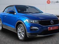 Used VW T-Roc Cabriolet Design 150 HP (110 kW) 2021 Metallic  ravenna blue Cabriolet