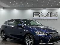 Used Lexus CT200h Sport Line 136 HP (100 kW) 2016 Blue Hatchback