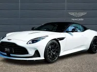 New Aston Martin V8 2026 White Coupe