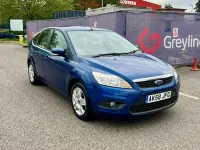 Begagnad Ford Focus Style 2008 Blå Halvkombi