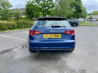 Begagnad Audi A3 Sport 110 HK (80 kW) 2015 Blå Halvkombi