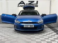 Used VW Scirocco Black Edition 125 HP (91 kW) 2017 Blue Coupe
