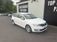 Used Skoda Rapid SE 103 HP (75 kW) 2016 White Hatchback