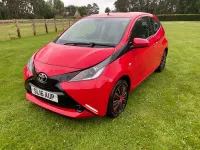 Used Toyota Aygo X-play 69 HP (50 kW) 2016 Red Hatchback